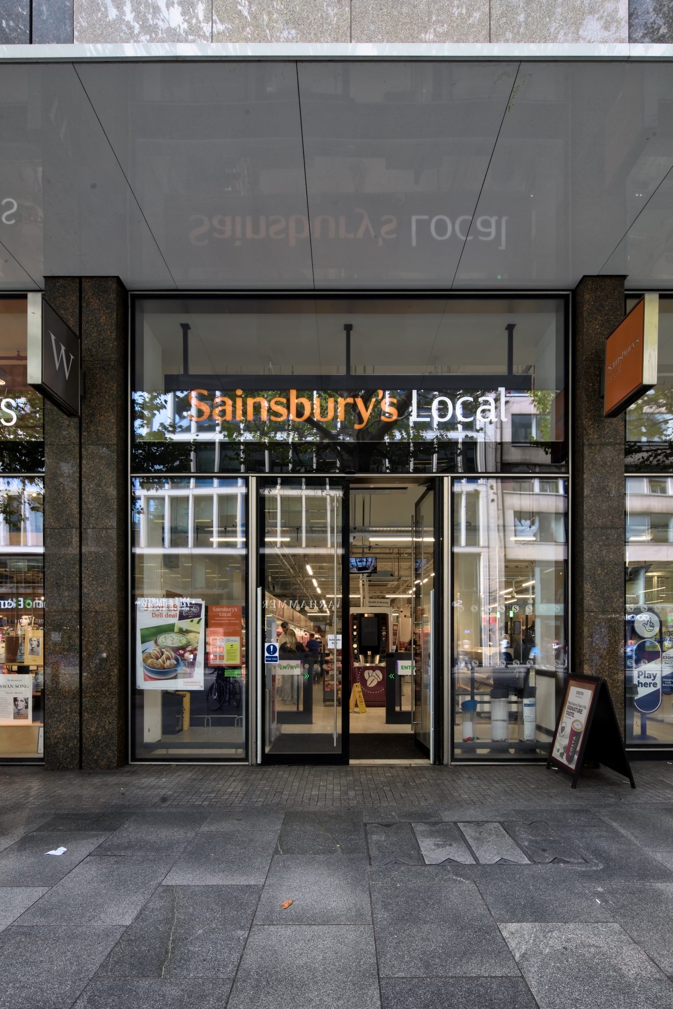 Sainsbury's Local entrance, London