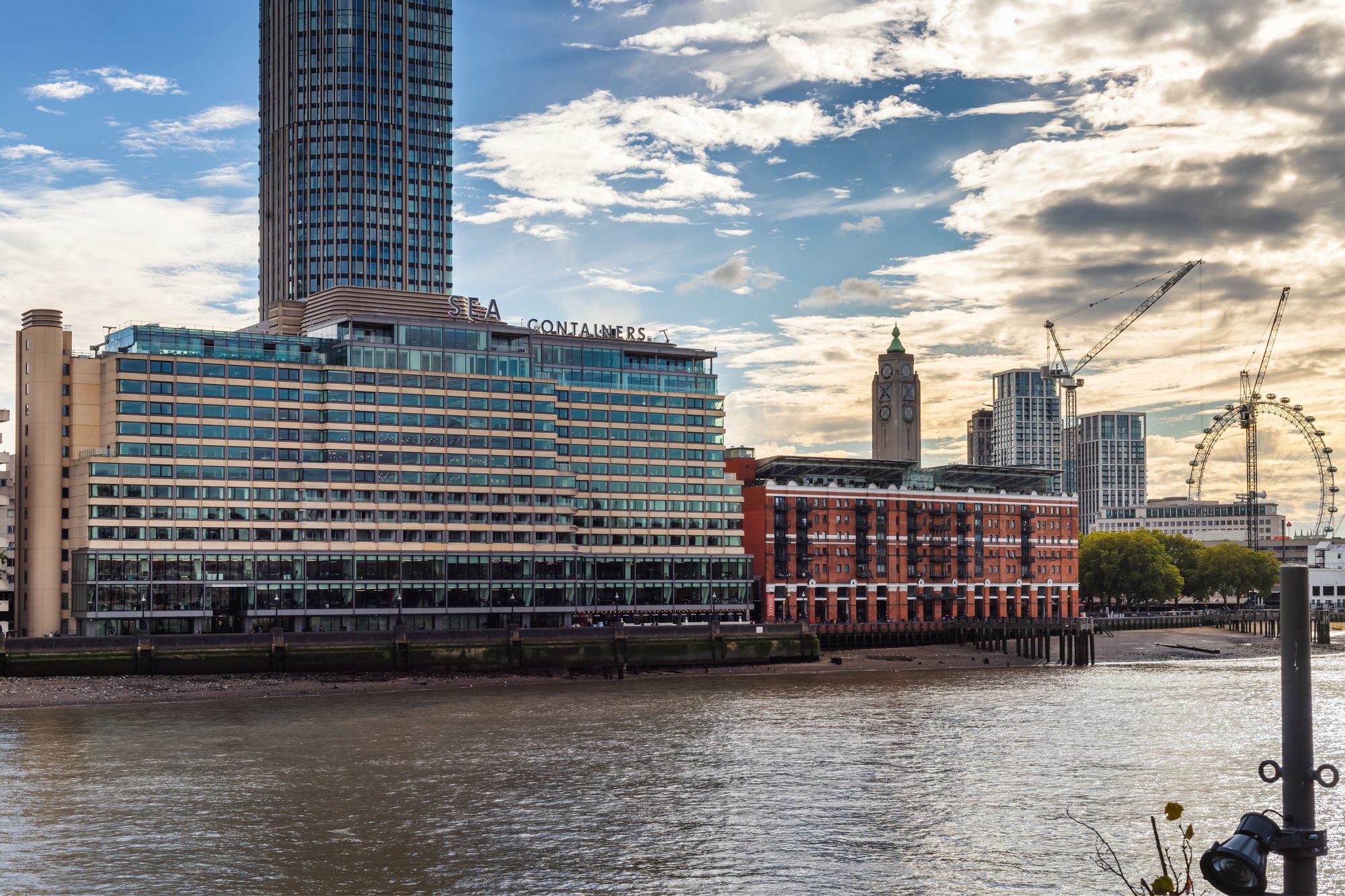 SeaContainers from the river, London